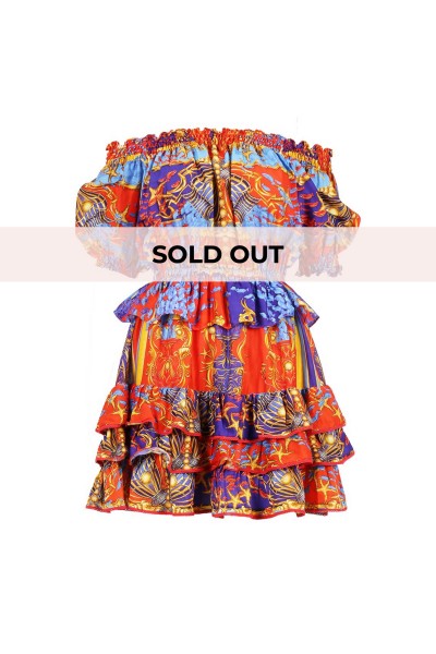 Mini dress rosso