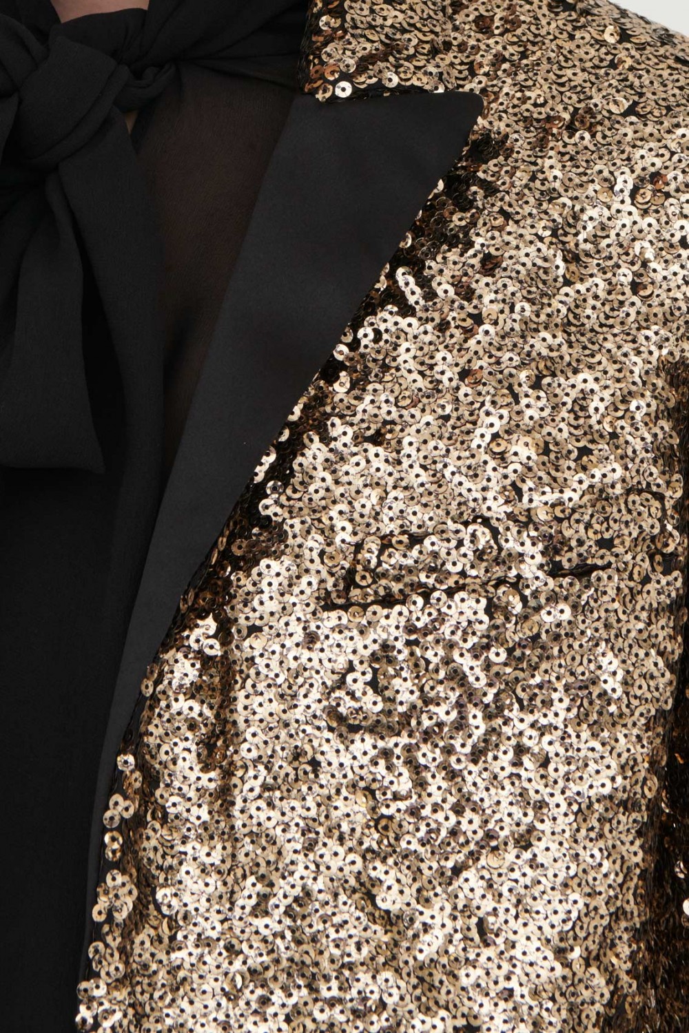 Gold sequins blazer clearance