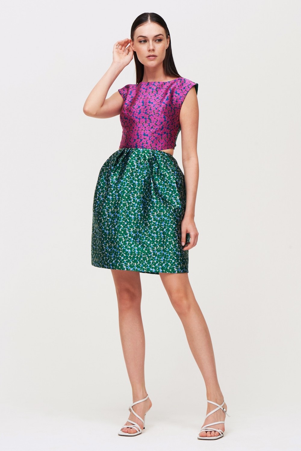 Noleggio Abbigliamento Firmato - Floreal patterned dress - Monique Lhuillier - Drexcode -4