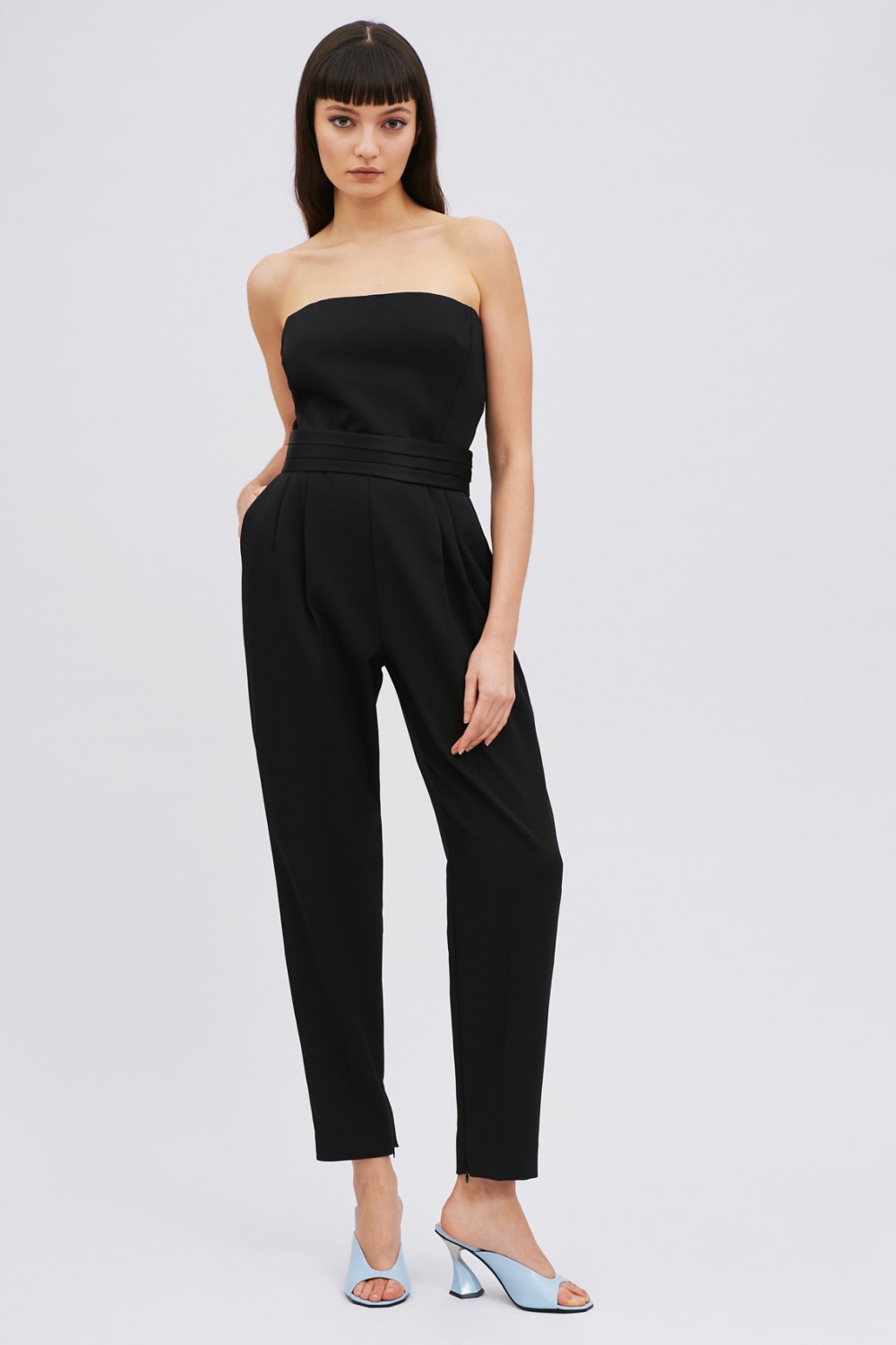 Tuxedo jumpsuit