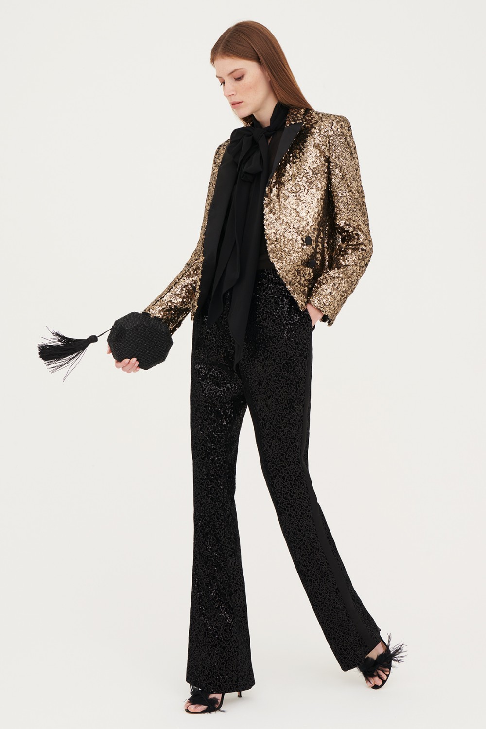 Sequined suit