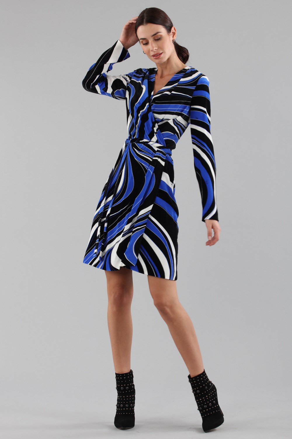 Dress with psychedelic print