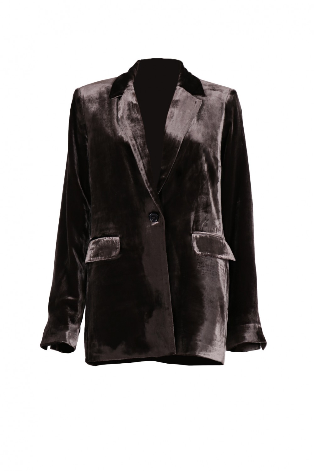 Brown velvet jacket