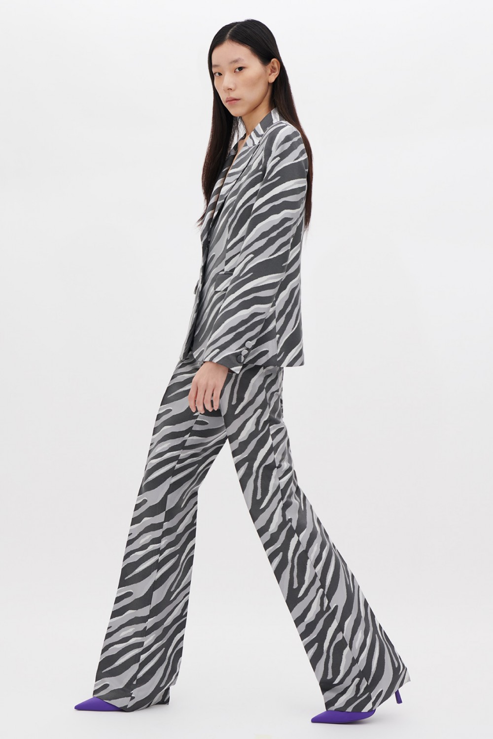 Zebra pantsuit