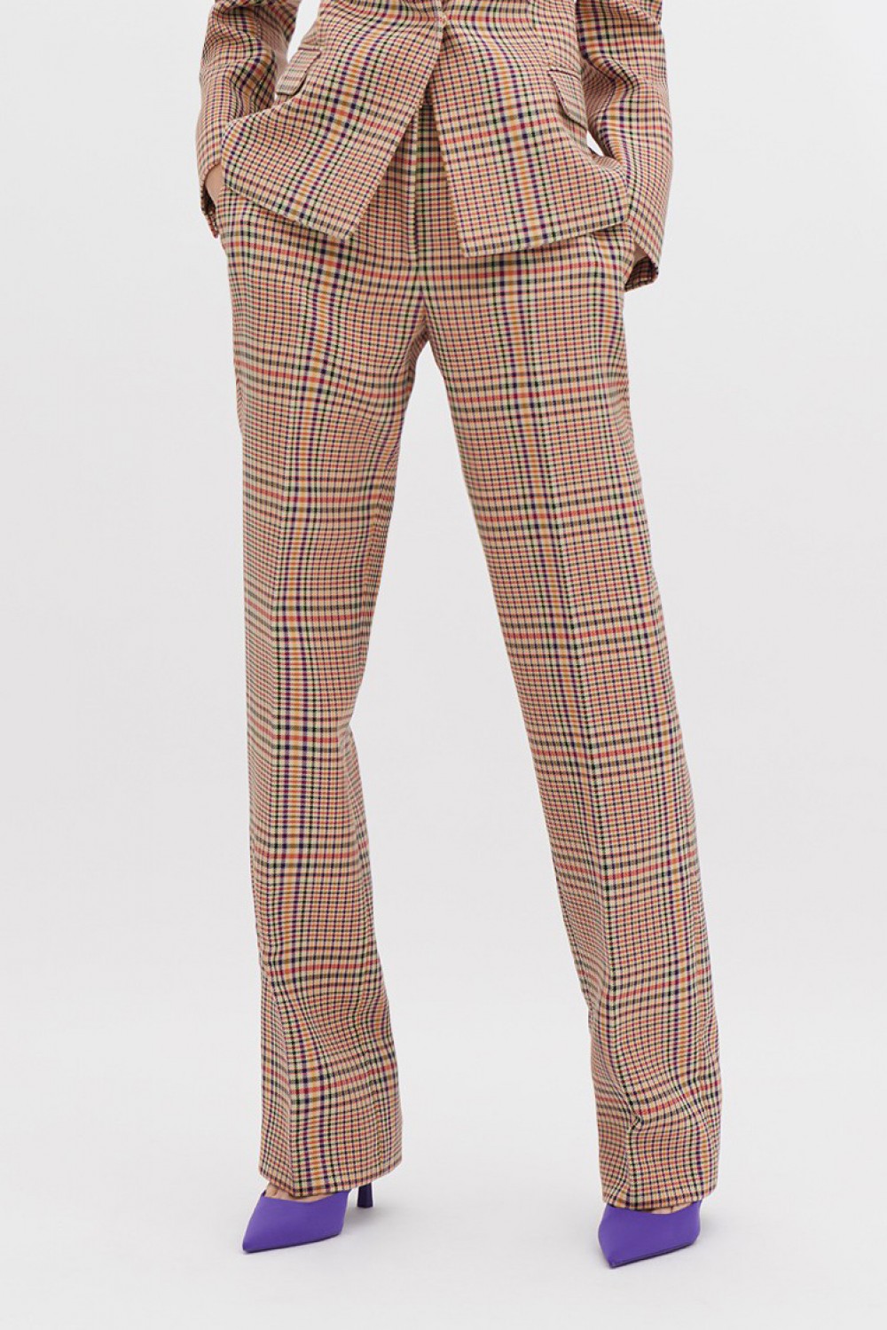 Wales jacquard trousers