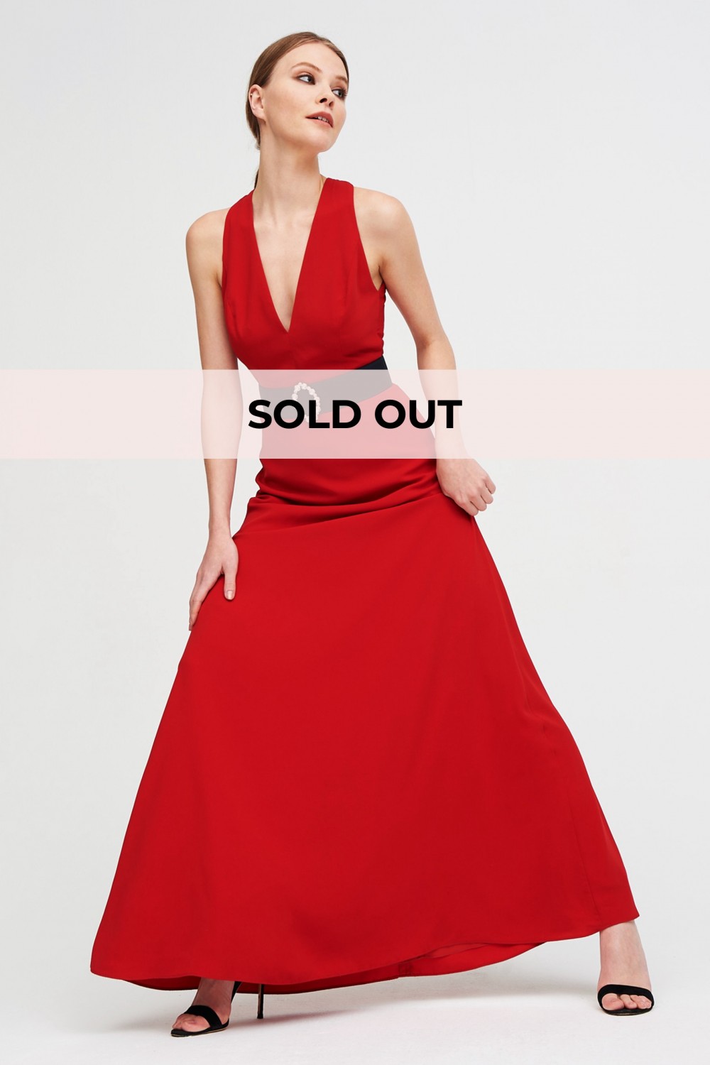 Cross back dress