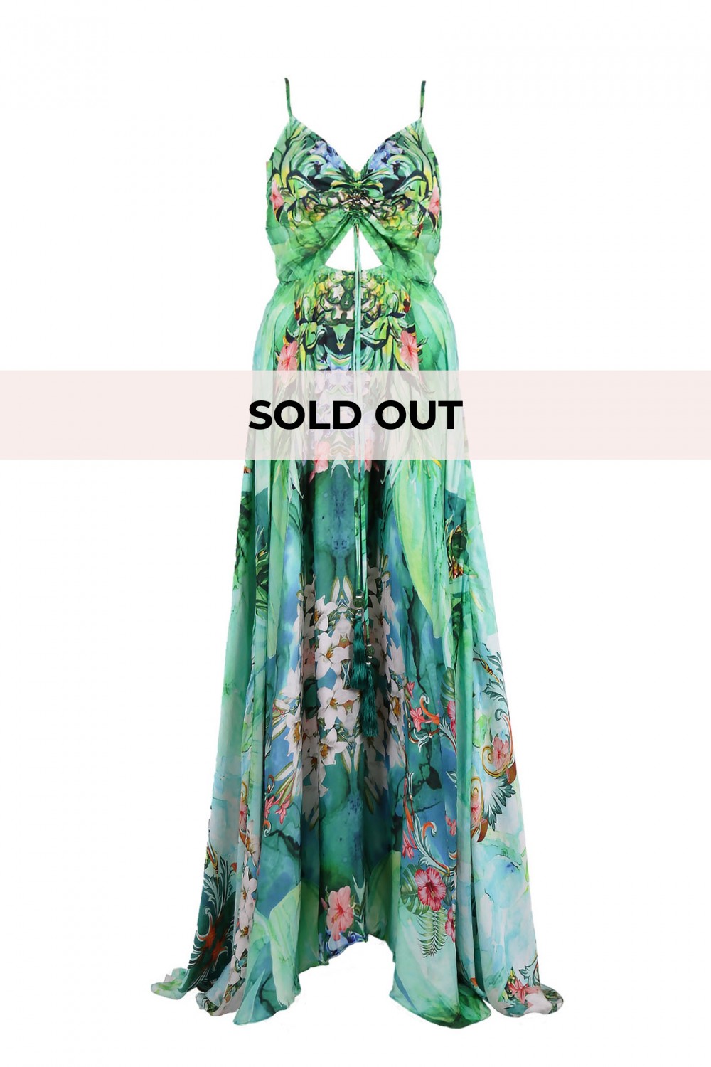 Long dress with bow
