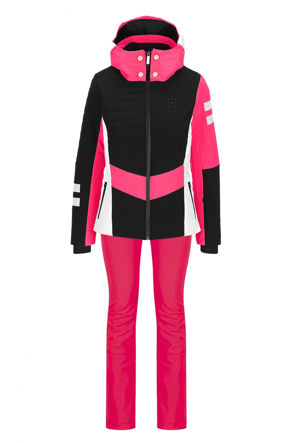 Multicolor ski outfit