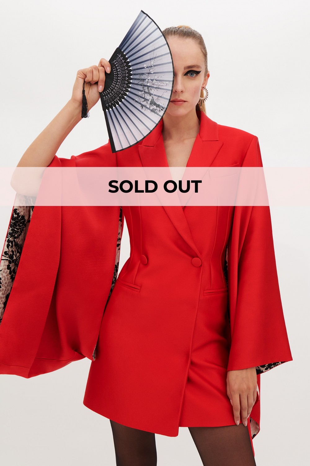 Abito kimono rosso
