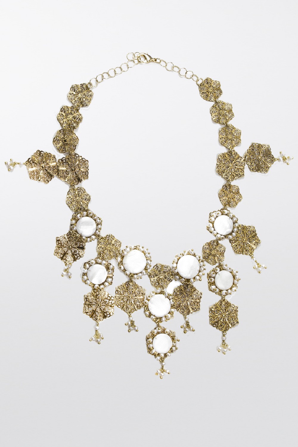 Noleggia online Brass necklace by Rosantica | Drexcode