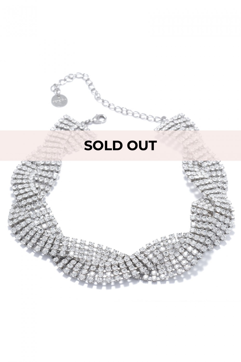 Crystal braid choker