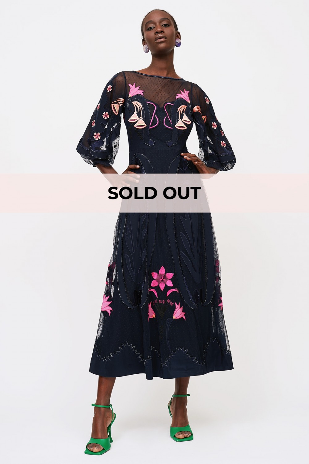 Silk and lace dress