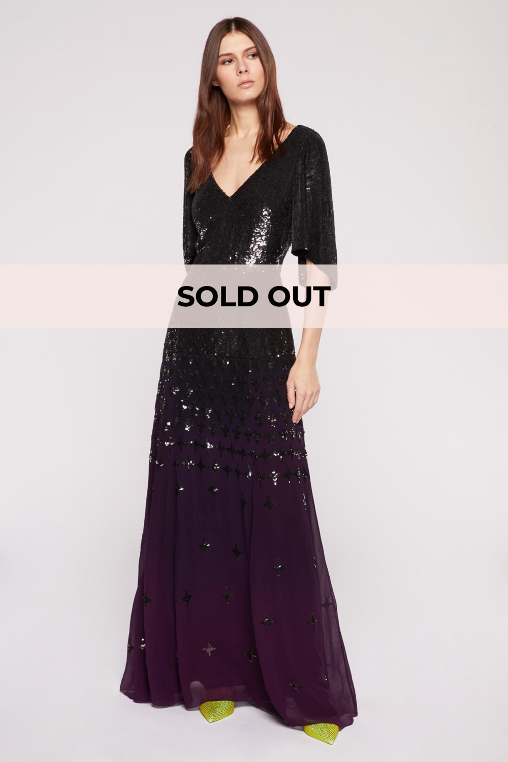 Long degradè dress