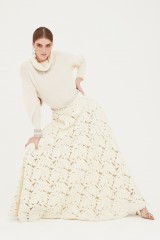 Drexcode - White suit with paisley skirt and sweater - Paule Ka - Rent - 1