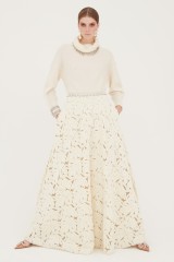 Drexcode - White suit with paisley skirt and sweater - Paule Ka - Sale - 2