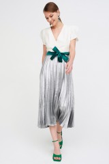 Drexcode - Dress with metallic pleated skirt - This Is Art Club - Sale - 3