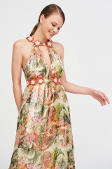 Drexcode - Long shiny dress with floral pattern - Piccione.Piccione - Rent - 3