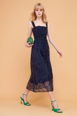 Drexcode - Sleeveless lace midi dress, - ML - Monique Lhuillier - Rent - 2