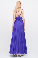 Drexcode - Long blue dress with uncovered back - Amur - Rent - 5