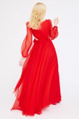 Drexcode - Abito rosso cutout - Alexander McQueen - Rent - 4