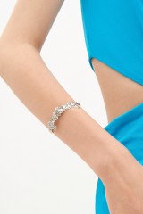 Drexcode - Silver lava effect bracelet - Noshi - Rent - 1