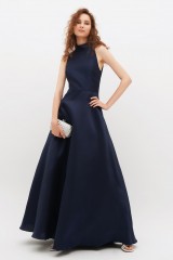 Drexcode - Blue dress with a back teardrop neckline - ML - Monique Lhuillier - Rent - 1
