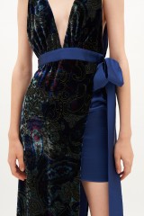 Drexcode - Printed velvet dress - Jessica Choay - Sale - 5