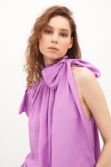 Drexcode -  Lilac dress with long sleeves  - Redemption - Rent - 2