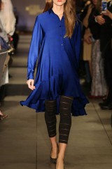 Drexcode - Blue shirt dress - Kathy Heyndels - Rent - 4