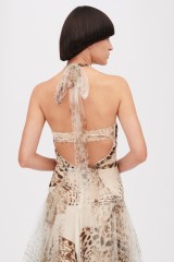 Drexcode - Animalier silk dress - Blumarine - Sale - 3