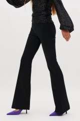 Drexcode - Black high-waisted trousers - Doris S. - Sale - 2