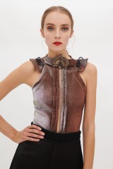 Drexcode - Dress with metallic bodice - Genny - Rent - 2