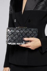 Drexcode - Silver and black clutch - E.M. - Sale - 1