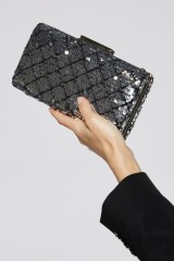 Drexcode - Silver and black clutch - E.M. - Sale - 2