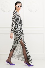 Drexcode - Long Zebra print dress - Redemption - Rent - 2