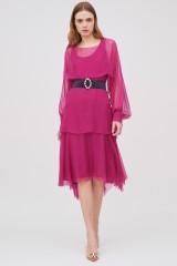 Drexcode - Purple midi dress - Alberta Ferretti - Rent - 3