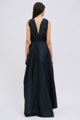 Drexcode - Blue draped dress - Albino - Sale - 4