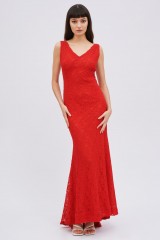 Drexcode - Red lace dress - Ana Maria Couture - Sale - 1