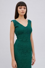 Drexcode - Green lace dress - Ana Maria Couture - Sale - 3
