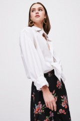 Drexcode - Floral skirt with slit - Amur - Rent - 3