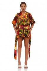 Drexcode - Short printed jumpsuit - Andrea Iyamah - Sale - 3