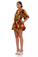 Drexcode - Short printed jumpsuit - Andrea Iyamah - Sale - 4