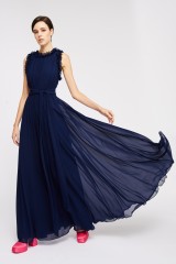 Drexcode - Long blue dress - Badgley Mischka - Sale - 1