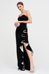 Drexcode - Bustier dress with ruffles - Badgley Mischka - Sale - 1