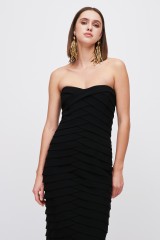 Drexcode - Black bustier dress - Carmen Marc Valvo - Sale - 2