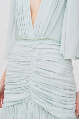 Drexcode - Light blue flounced dress - Costarellos - Rent - 3