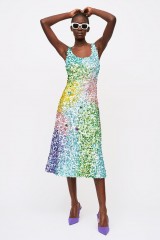 Drexcode - Midi dress with sequins - Cynthia Rowley - Sale - 1
