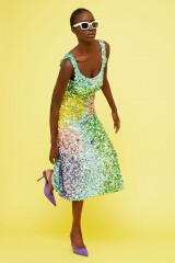 Drexcode - Midi dress with sequins - Cynthia Rowley - Sale - 3