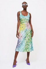 Drexcode - Midi dress with sequins - Cynthia Rowley - Sale - 5