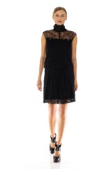 Drexcode - Lace dress with turtleneck - Nina Ricci - Rent - 1